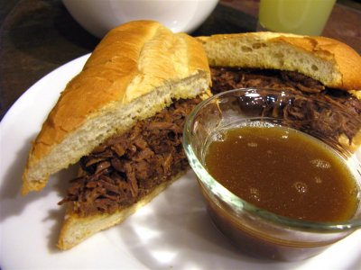 French Dip Sandwiches (or Philly Cheese Steaks)