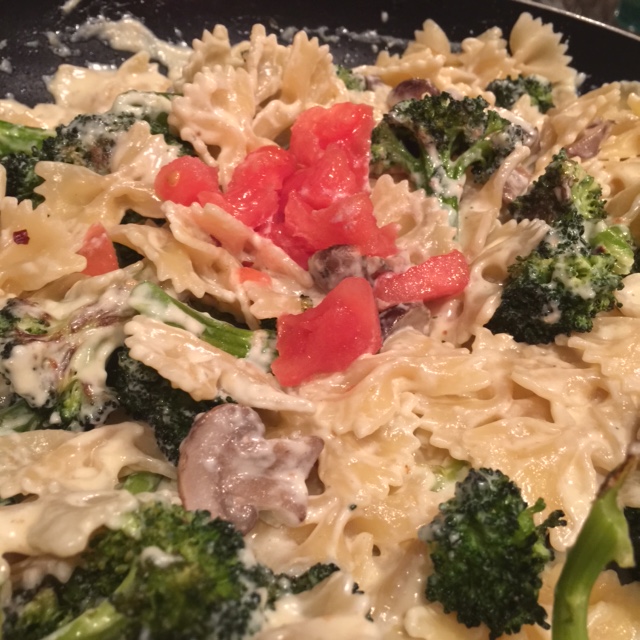 Roasted Broccoli Alfredo (for Lent or anytime!)